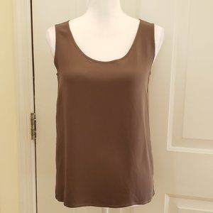 Giorgio Armani Le Collezioni Brown Tank Top Size 8